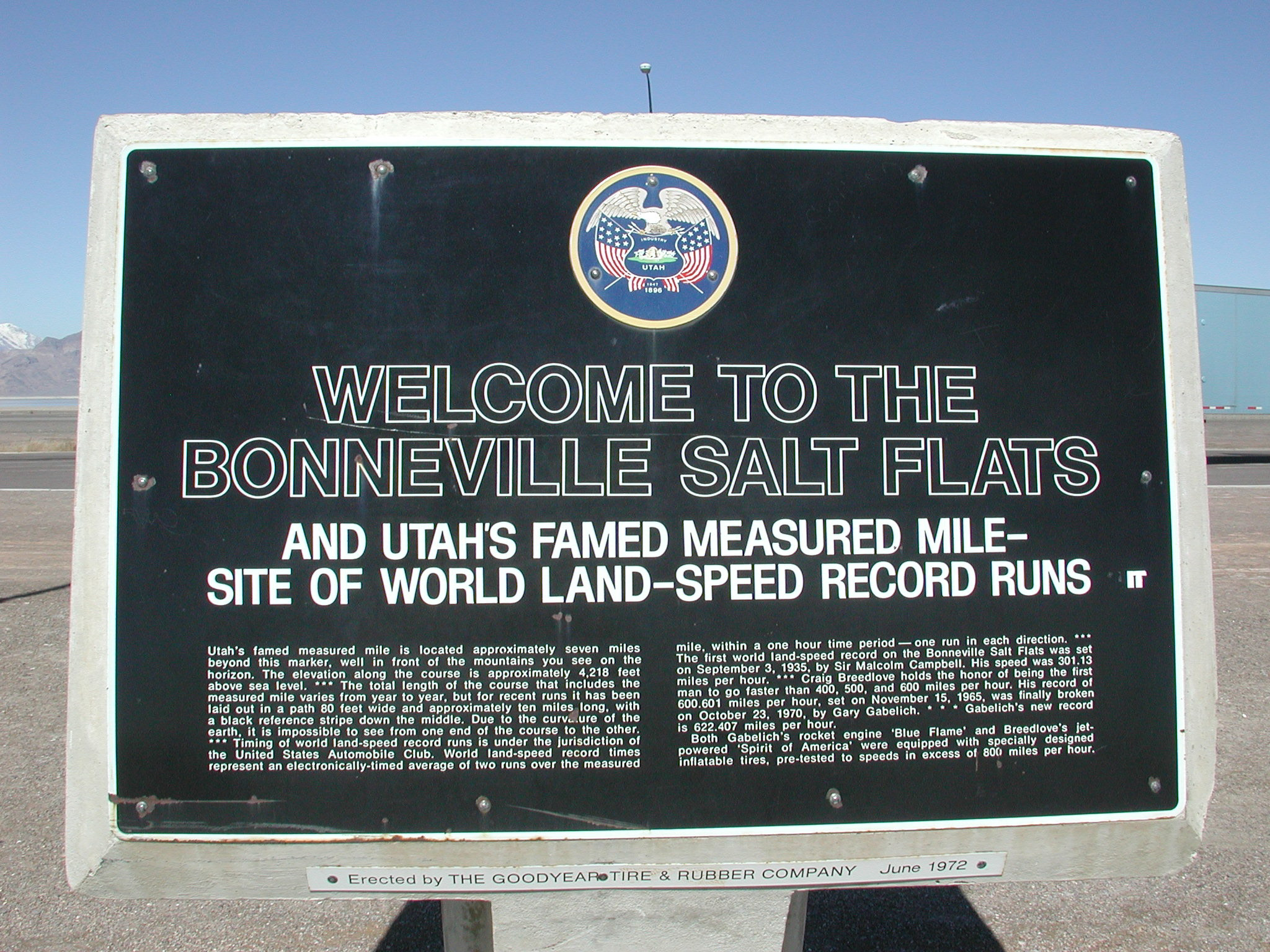 Bonneville Salt Flats